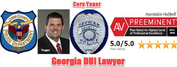 GA DUI lawyer Cory Yager was a cop before he became a criminal defense lawyer at William C. Head, P.C.