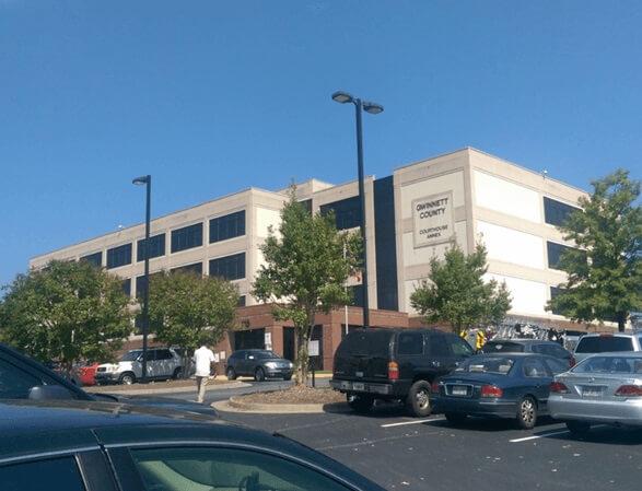 Gwinnett County Georgia Courthouse Annex Parking