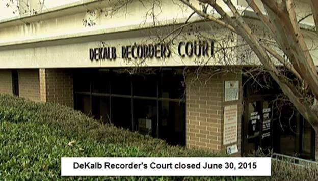 DeKalb County State Court Takes over Recorder’s Court