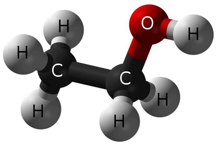 Ethanol Molecule (Alcohol)