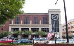 The Cobb County State Court, off the Marietta Square in downtown Marietta, GA