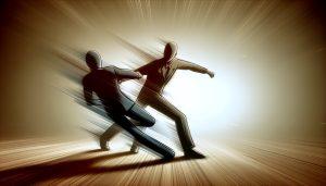 Two men fighting, symbolizing the need to fight reckless driving charges in Georgia