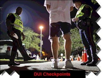 DUI Checkpoint Sobriety Test