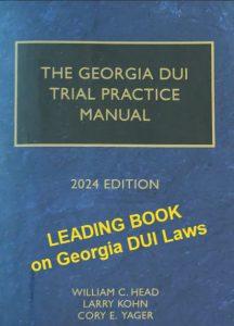 Georgia DUI laws are covered fully in this 1400 page law book co-authored by our Georgia DUI attorneys. What better legal counsel could you find than the guys wrote write the book on GA DUI laws each year?