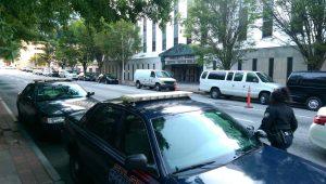 Charles L. Carnes Justice Center Front Door