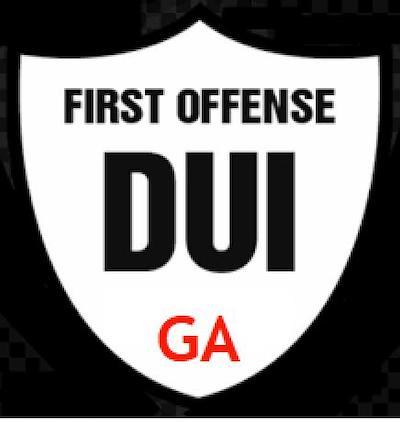 First Offense DUI in Georgia text, emphasizing the penalties associated with a 1st DUI conviction in GA