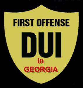 First Offense DUI In Georgia