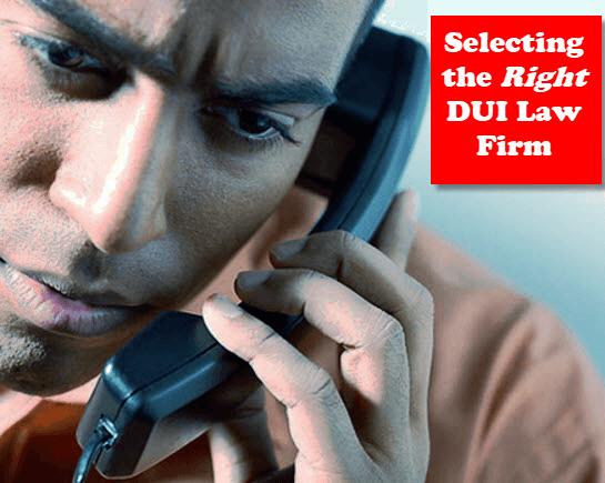 DUI law firm child endangerment