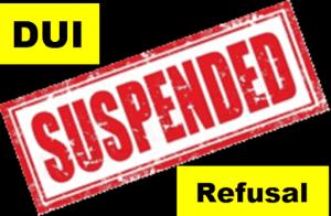 Notice of license suspension document indicating driver's license revoked due to DUI or criminal charges in Georgia