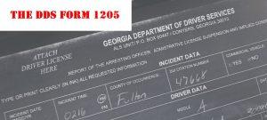 Georgia Department of Driver Services Form 1205 for Administrative License Suspension