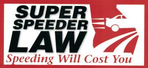 The Georgia Super Speeder Law with the phrase: Speeding Will Cost You, symbolizing the importance of hiring a traffic ticket attorney if you've been convicted of Super Speeder
