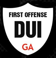 First offense DUI in GA