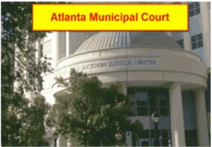 Atlanta Municipal Court in downtown Atlanta – central courthouse for traffic violations, misdemeanor, and DUI cases.