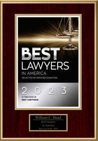 Bubba Head, Atlanta traffic attorney was named one of the "Best Lawyers in America" for 2023