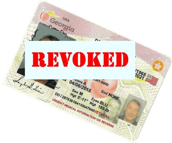 Georgia Drivers License Revoked
