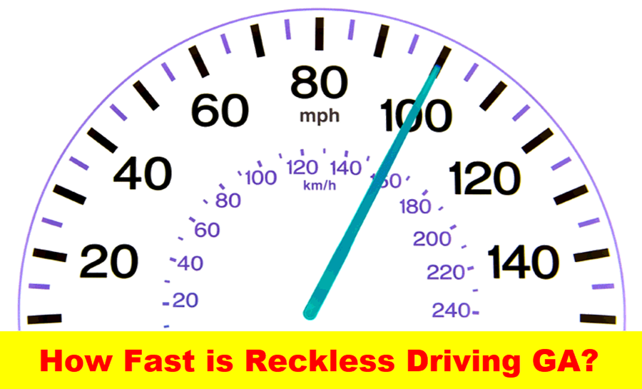How Fast is Reckless Driving GA