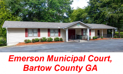 Emerson Municipal Court Bartow County GA